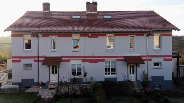 Toit maison avec fenêtres de toit Guenviller
